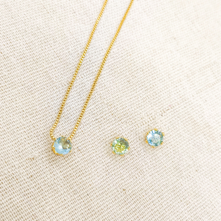 Conjunto ponto de luz Acqua marine