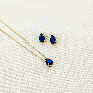 Conjunto Gota Jade Azul