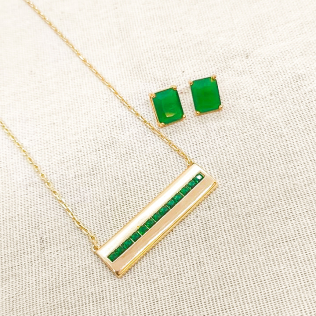 Conjunto Esmeralda Retangular