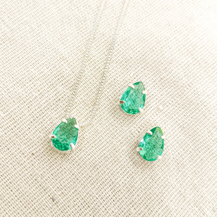 Conjunto gota média turmalina paraíba 