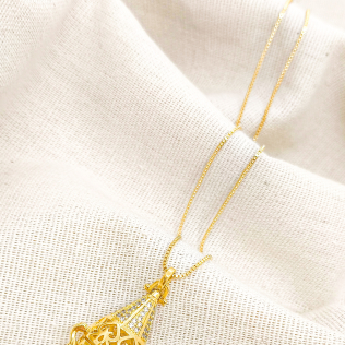 Pingente Dourado Difusor 