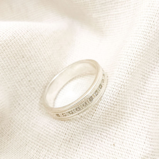 Anel Aparador Prata Empire 