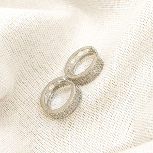 Argola Click Rodinada Cravejada 