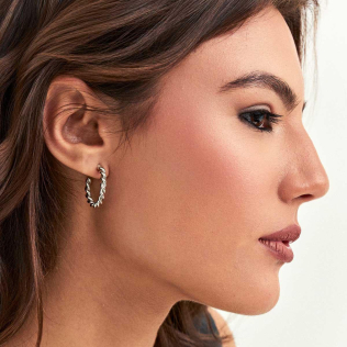 Argola torcida rodinada