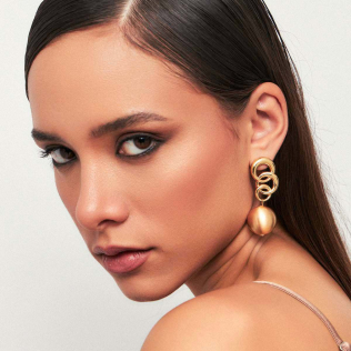 Brinco Esférico Acetinado