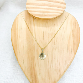 Pingente Medalha Salmo 39