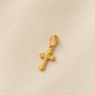Crucifixo mini com imagem de Cristo